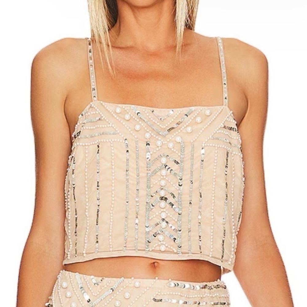 Show Me Your Mumu Pearly Top